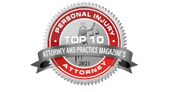 Attorney and Practice Magazine's Top 10 Personal Injury Attorney 2021