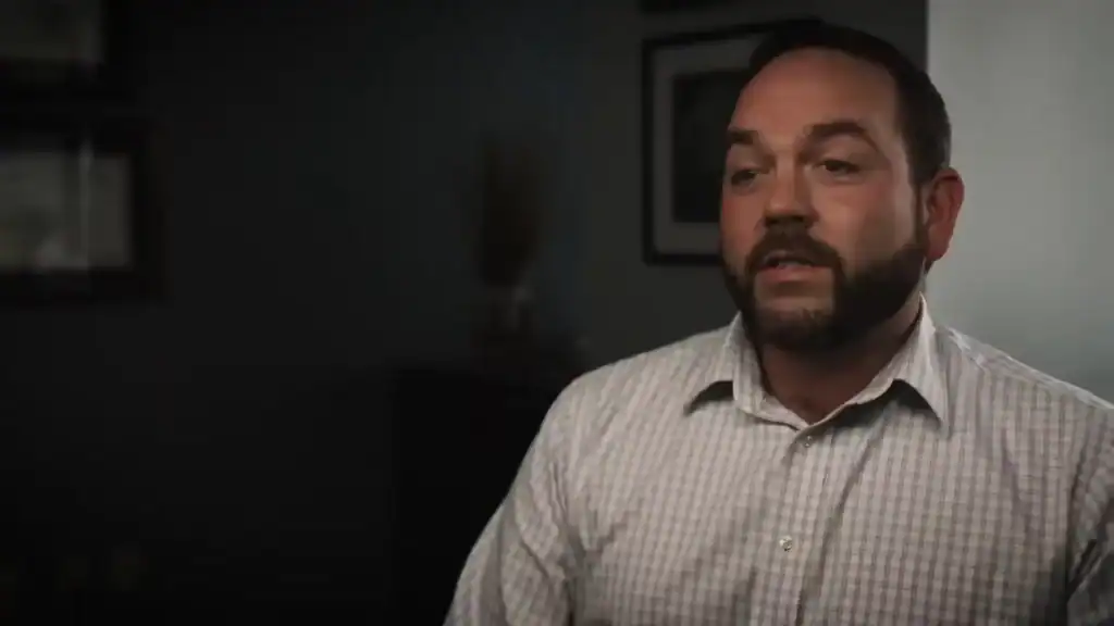 Client giving testimonial about positive experience with personal injury lawyer