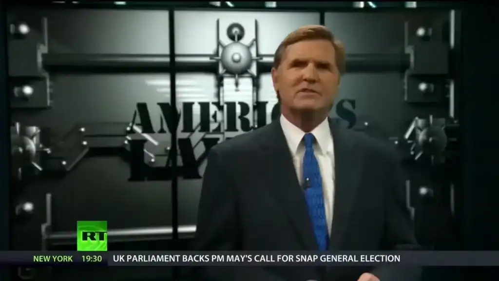 Legal commentator speaking on RT’s America’s Lawyer show about corporate and consumer justice issues.
