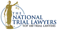 The National Trial Lawyers Top 100 Trial Lawyers award badge