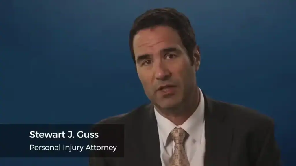Stewart J. Guss, personal injury attorney, providing legal guidance for accident and injury victims.