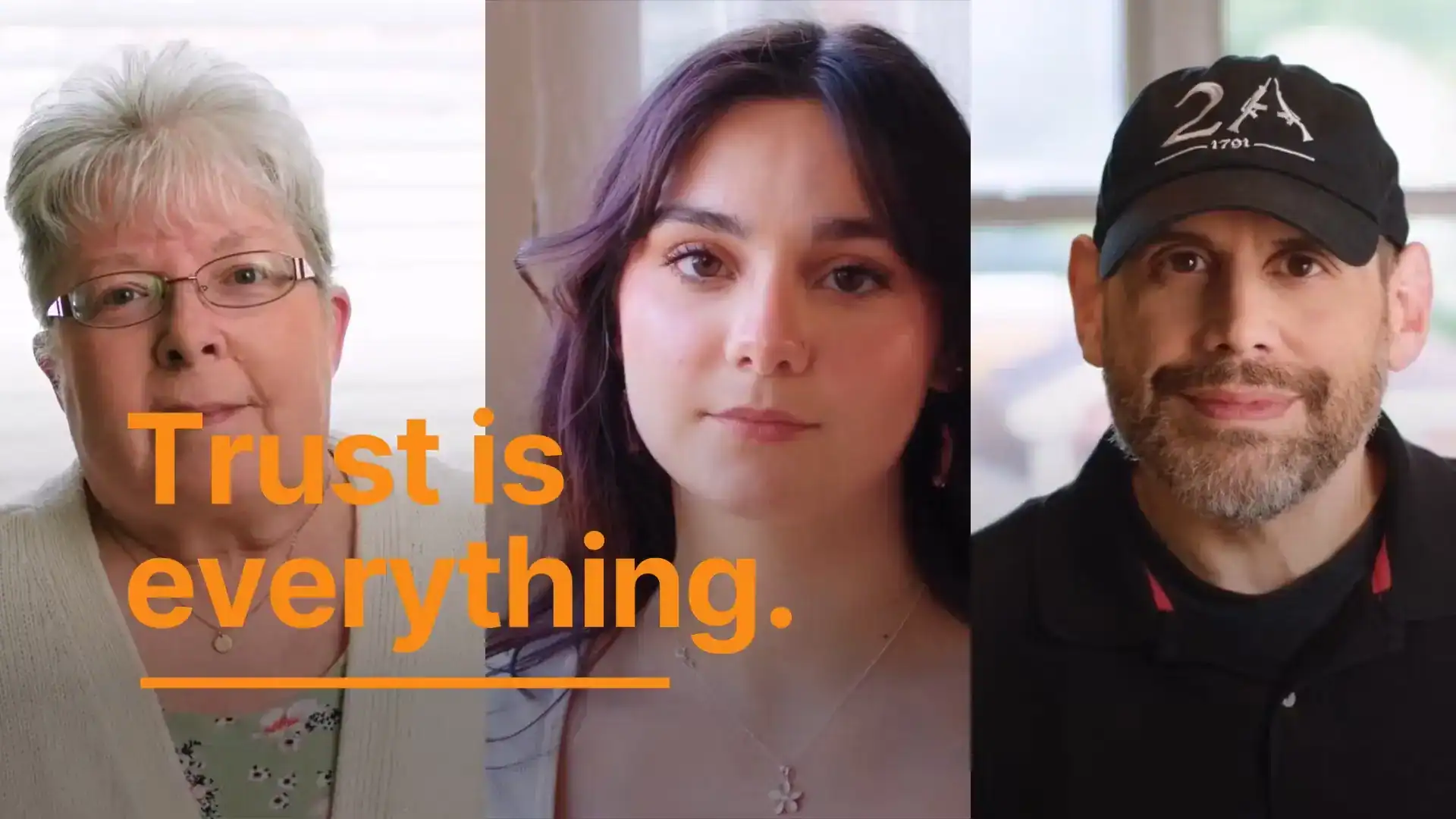 Client testimonials for Stewart J Guss Injury Lawyers with message Trust is everything