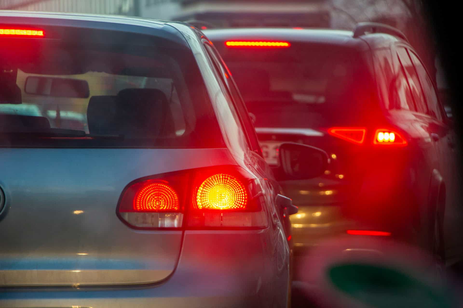 Two Cars In Traffic
