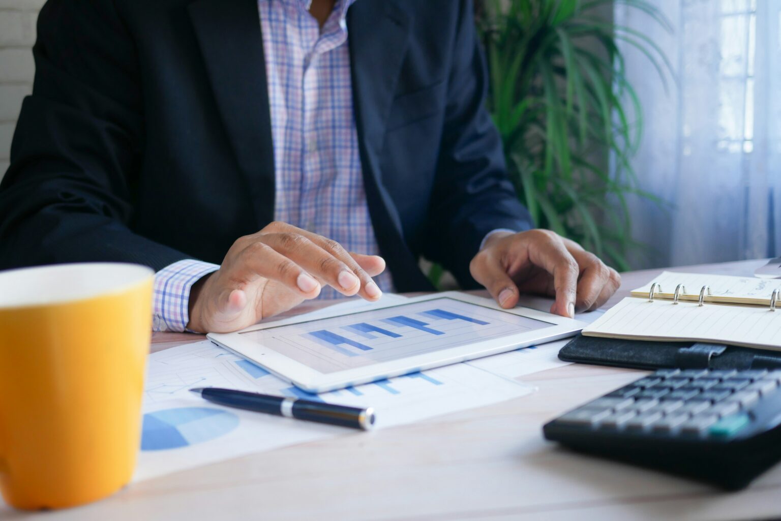 A Man Working Out Finances Scaled