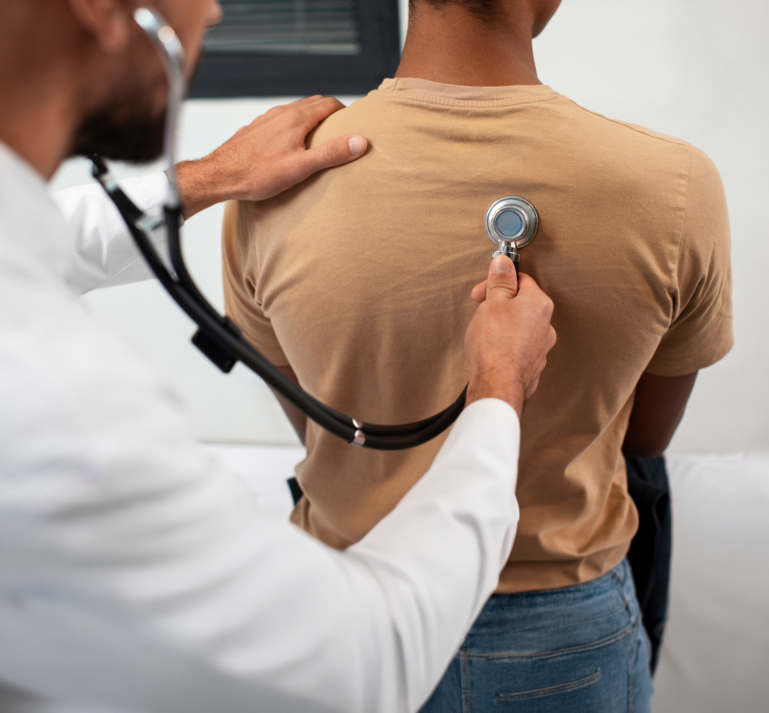 Doctor Taking Care Of Afro American Child